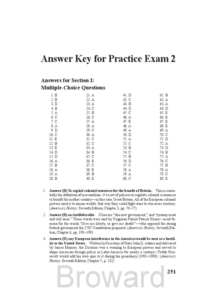 ap world practice exam 3 answerkey The United States Slavery Free