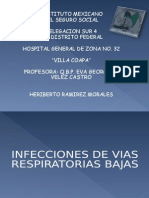Infecciones de Vias Respiratorias Bajas