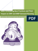 Sales Forecasting Best Practices and Their Impact On DRP and MRP Demand Planning
