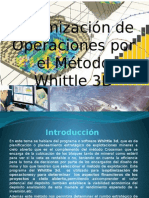Optimización de Operaciones Por El Método Whittle 3D