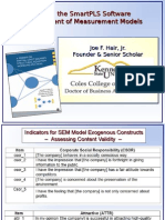 3-2 - How To Use SmartPLS Software - Assessing Measurement Models - 3!5!14