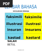 KARANGAN ULASAN TINGKATAN 2