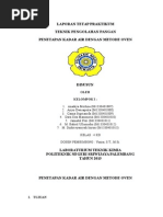 Download Penetapan Kadar Air Dengan Metode Oven by Jannatul Fitri SN263456937 doc pdf