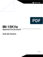 MI-15 KVe HV Insulation Tester Manual