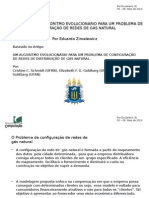 Algoritmo Evolucionário Redes de Gas