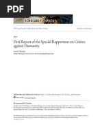 First Report of the Special Rapporteur on Crimes Against Humanity