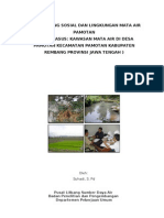 Makalah Daya Dukung Sosial Lingkungan Mata Air Pamotan Rembang
