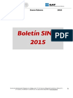 Boletín SINDI Enero-Febrero 2015