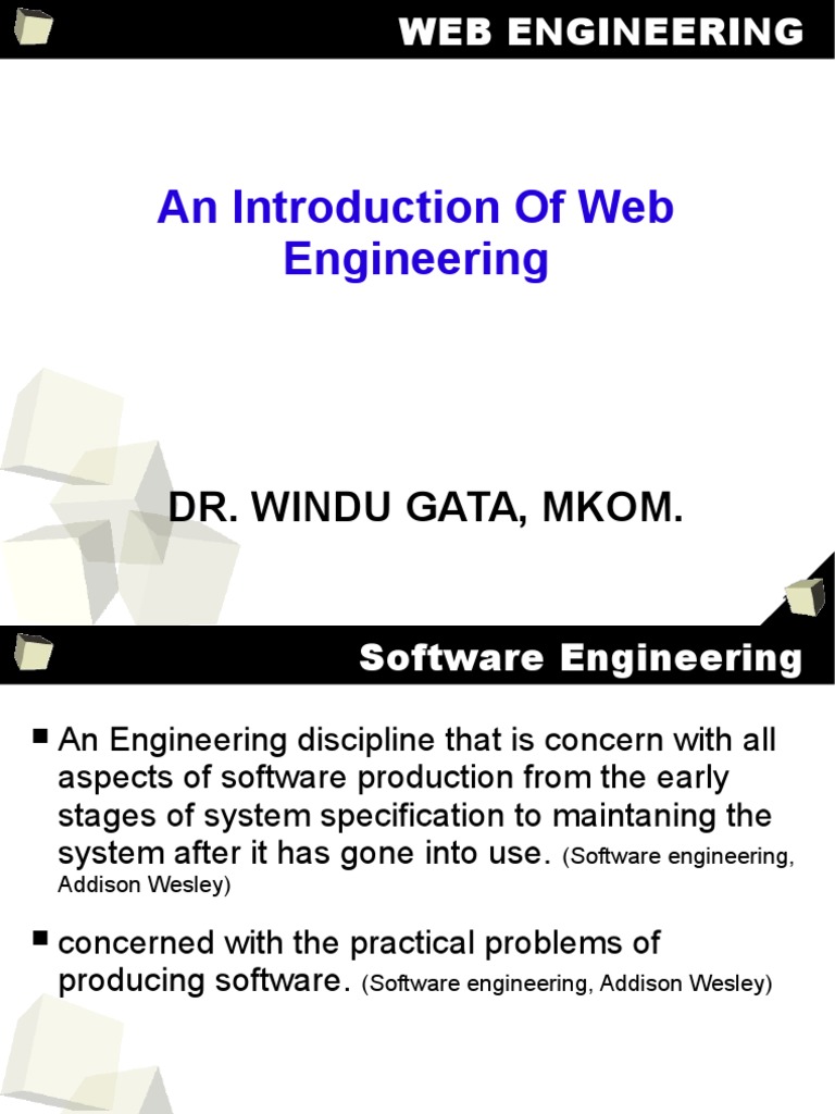 Web Engineering: Principles and Practices | PDF | Software Testing ...