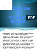 Ecuacion de Cauchy-Euler