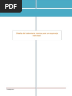 Tratamiento Termico a Engranaje Helicoidal
