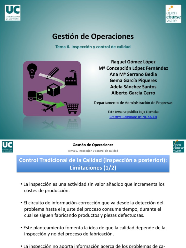Inspeccion Control Calidad | PDF | Correlación y dependencia | Calidad ...