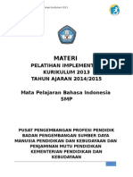 Materi Pelatihan Implementasi Kur 2013 BINA SMP - Edit 07042014
