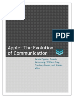 Apple: The Evolution of Communication: James Pippins, Sureda Sanouvong, William Gray, Courtney Rouse, and Sharan Miles