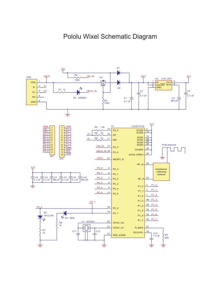 Pololu Wixel Schematic Overview | PDF | Business | Computers