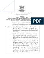 PMK 55-2014 TTG Perubahan II PMK 97-2010 TTG Perjalanan Dinas LN BG Pejabat Negara, Pegawai Negeri & Pegawai TDK Tetap