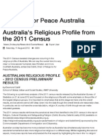 Australias Religious Profile From The 2011 Census