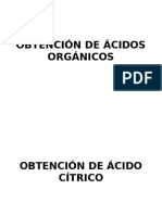 11.-Obtención de Ácidos Orgánicos