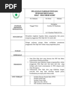 Download SPO Pendokumentasian Obat High Alert by friezqa ayu SN263478863 doc pdf