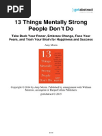 Download 13 Things Mentally Strong People Dont Do Morin en 23356Simple by Vijayakumari Viji SN263479573 doc pdf