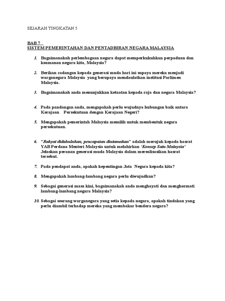 Kbat Bab 7 Ting 5 Jawapan Pdf