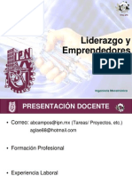 Unidad I. Liderazgo y Emprendedores