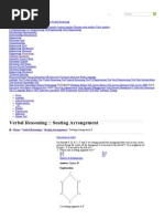 Seating Arrangement Seating Arrangement 6 - Verbal Reasoning Questions and Answers