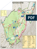 Plano General Parque Nacional Del Teide