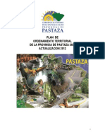 Plan Ordenamiento Territorial Pastaza 2012