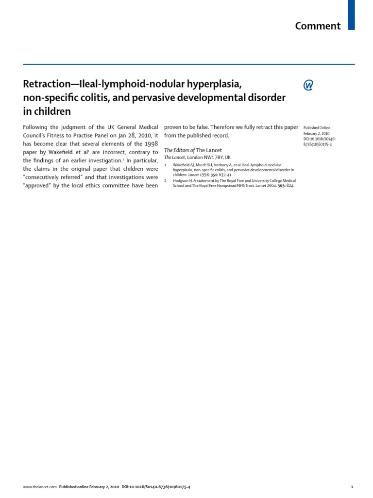 Study Retraction | PDF