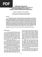 Download Jurnal Formulasi Krim Wajah Dari Sari Buah Jeruk Lemon dan Anggur Merah Dengan Variasi Konsentrasi Emulgatorpdf by Ariep Aulia SN263494896 doc pdf