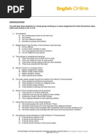 Ielts Mock Listening Economics Group