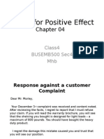 BUSEMB500 - Class4 - Writing For Positive Effect