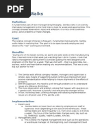 Safety Gemba Walk Checklist Guide | PDF
