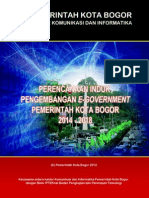 Rencana Induk Pengembangan e Government Kota Bogor Tahun 2014 2018