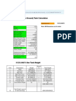 Horizontal Above Ground Tank Calculation and Costing