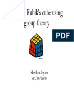 Solving Rubik's Cube Using Group Theory