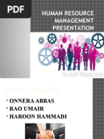 Human Resource Management Presentation