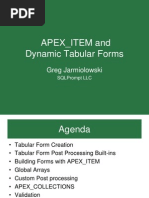 APEX ITEM and Dynamic Tabular Forms