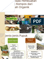 Sosialisasi Pembuatan Pupuk Kompos Dari Sampah Organik