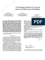 Effectiveness of Changing Reinforced Concrete Shear Wall Location On Multi-Storeyed Building