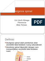 Analgesia Spinal