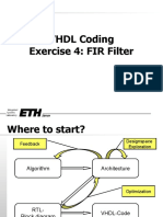 VHDL Coding For FIR Filter