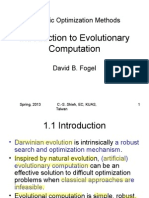 Introduction -Evolutionary Computation