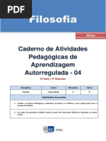 Apostila Filosofia 3 Ano 4 Bimestre Aluno