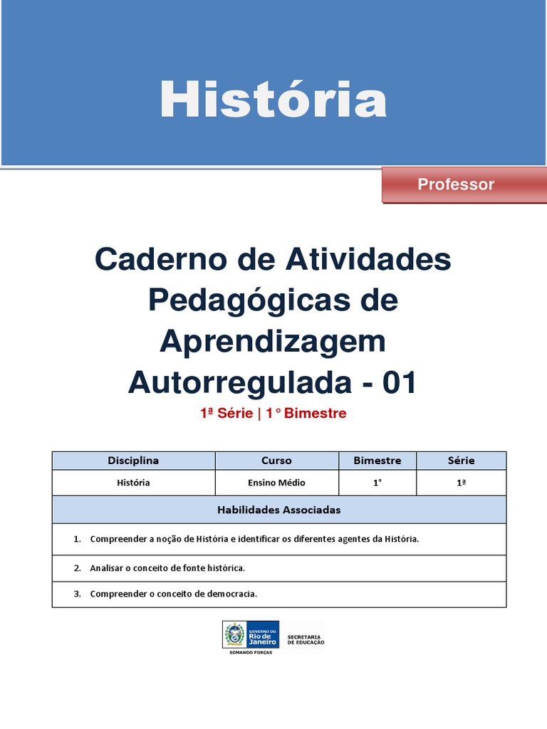Atividades de História 1º Ano Ensino Médio | PDF | Alta Idade Média ...