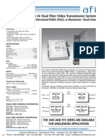 American Fibertek MRM14852F8 Data Sheet