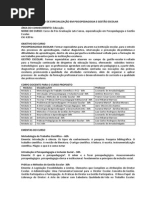 Psicopedagogia e Gestao Escolar