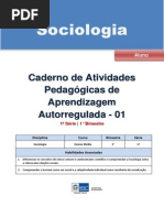 Apostila Sociologia 1 Ano 1 Bimestre Aluno