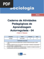 Apostila Sociologia 1 Ano 4 Bimestre Aluno